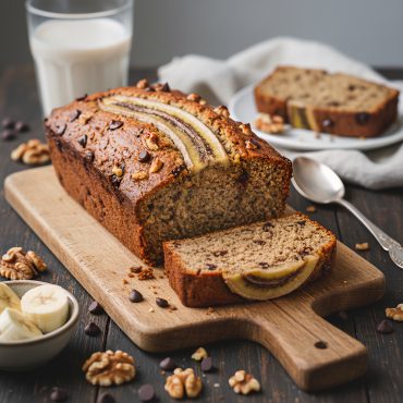 עוגת בננה טבעונית - בננה ברד