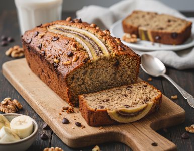 עוגת בננה טבעונית - בננה ברד