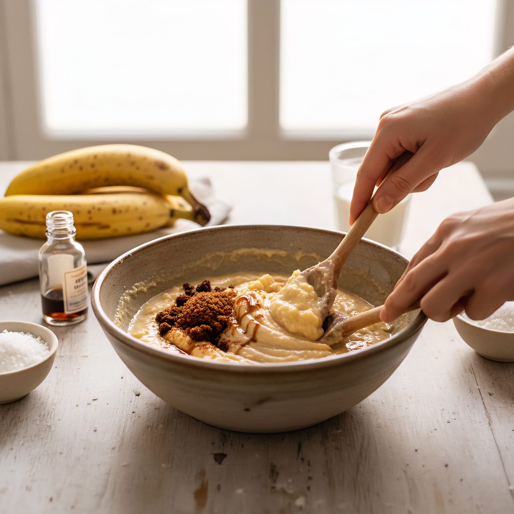 עוגת בננה טבעונית