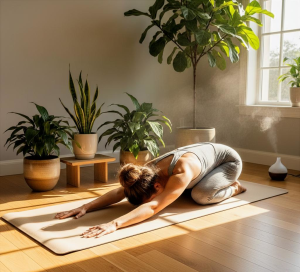 יוגה לעצב הוואגוס: תנוחת הילד