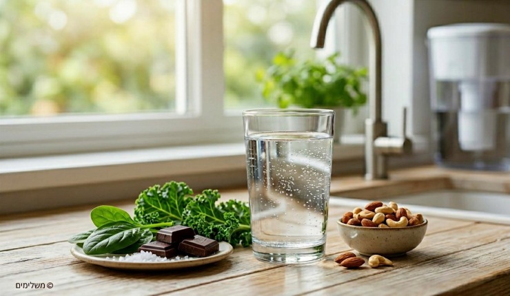 מדוע רוב הישראלים סובלים מחוסר במגנזיום — ואיך לתקן את זה דרך צלחת האוכל